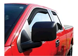 Auto Ventshade Smoke In-Channel Ventvisors - 4-Piece Set for SuperCab (Extended Cab)