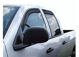 Auto Ventshade Smoke In-Channel Ventvisors - 4-Piece Set for Mega Cab