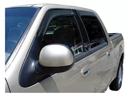 Auto Ventshade Smoke In-Channel Ventvisors - 4-Piece Set for SuperCrew Cab