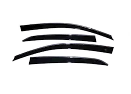 Auto Ventshade 4pc Low Profile Vent Visor - Smoke