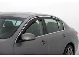 Auto Ventshade 4pc Low Profile Vent Visor - Smoke
