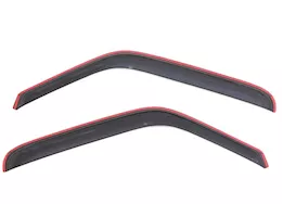 Auto Ventshade Original Smoke Ventvisors (In-Channel) - 2-Piece Front Set for Standard Cab