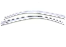 Auto Ventshade 15-c f150/17-c f250/350 super duty standard cab chrome ventvisor - 2pc chrome