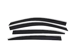 Auto Ventshade 18-20 rogue ventvisor low pro 4pc chrome trim