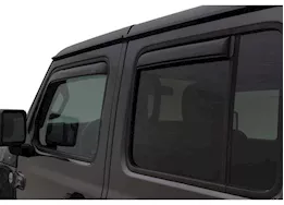 Auto Ventshade 18-c wrangler jl/20-c gladiator unlimited sport in-channel ventvisor 4 pc