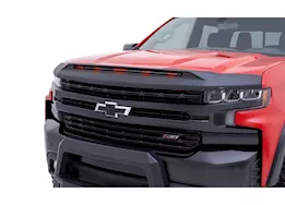 Auto Ventshade 19-21 silverado 1500 aeroskin lightshield pro black