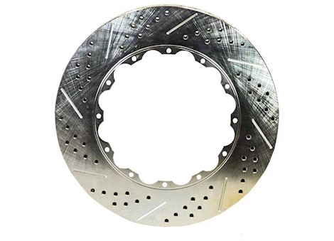 Baer Brake Systems ROTOR RINGS 14INX1.150IN, 12X8.50IN RIGHT, SLOTTED/DRILLED, ZIN