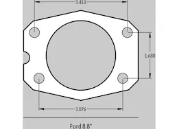 Baer Brake Systems 79-92 ford mustang ss4+ rr w park