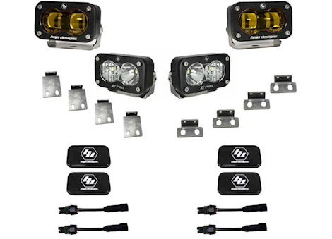Baja Designs 21-C F150 RAPTOR/23-C BRONCOS2 SAE AMBER/S2 PRO FOG POCKET KITS