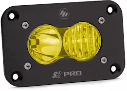 Baja Designs S2 pro black flush mount led auxiliary light pod(driving/combo;amber)