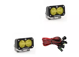 Baja Designs S2 sport, pair wide cornering, led, amber