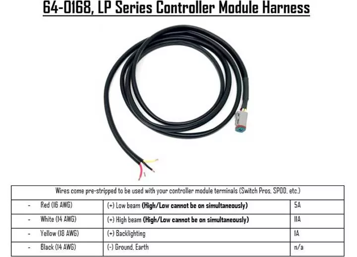 Baja Designs Wiring harness(lp series controller module)