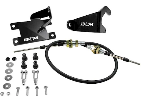 B & M Automotive 03-06 JEEP RUBICON TJ RUBICON HEAVY DUTY T/C SHIFT CABLE CONVERSION KIT