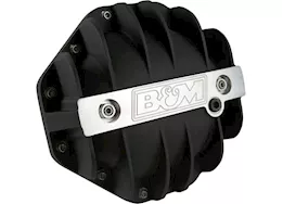 B & M Automotive Cast aluminum differential cover black