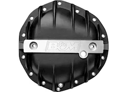 B & M Automotive Cast aluminum differential cover black aam 11.5 extra capacity drain/fill ports magnetic drain plug