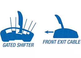 B & M Automotive Z-gate shifter