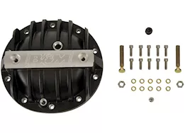 B & M Automotive Cast aluminum differential cover blk fit most vehicles w/ gm 8.2in, 8.5in& 8.6in