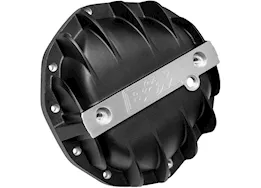 B & M Automotive Cast aluminum differential cover black aam 11.5 extra capacity drain/fill ports magnetic drain plug