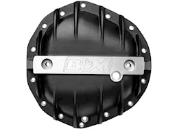 B & M Automotive Cast aluminum differential cover black aam 11.5 extra capacity drain/fill ports magnetic drain plug