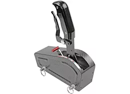 B & M Automotive Stealth magnum grip pro stick alum cover w/carbon fiber pattern gm transmissions