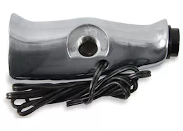 B & M Automotive T-handle w/button brushed al