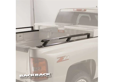 Backrack 17-22 F250/F350 SD 6.5FT BED 21IN ALUMINIM TOOLBOX SIDE RAILS