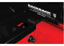 Backrack 19-c silverado/sierra 1500 trace rack wing assembly side plates gloss black