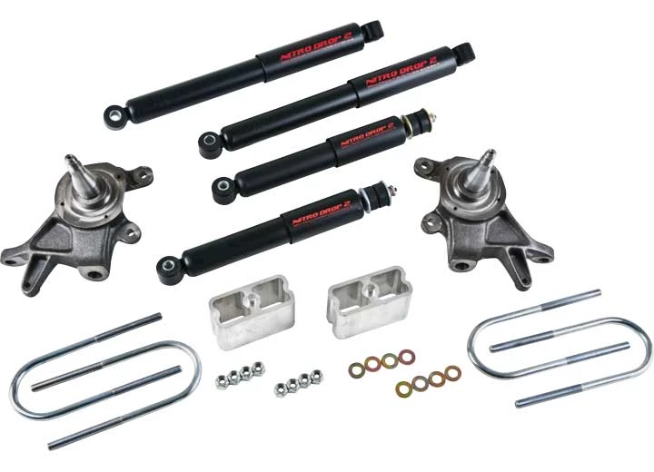 Belltech (KW Automotive) 63-72 GM C10 2" F/3" OR 4" R W/ ND2 SHOCKS LOWERING KIT