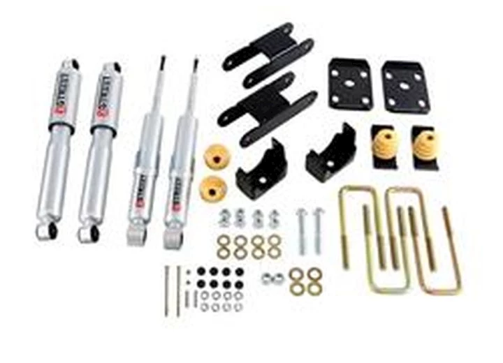 Belltech (KW Automotive) 18-20 colorado/canyon (ext/crew cab short bed) lowering kit 0-3in f/4in r w/street shocks Main Image