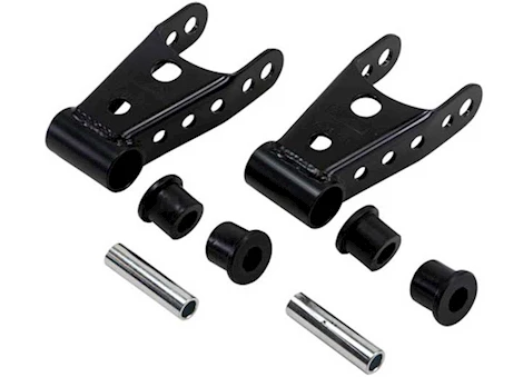 Belltech (KW Automotive) 11-13 SILVERADO/SIERRA 3/4 TON/15-16 F150 EXT/CREW CAB 2WD 1IN REAR DROP  SHACKLE KIT