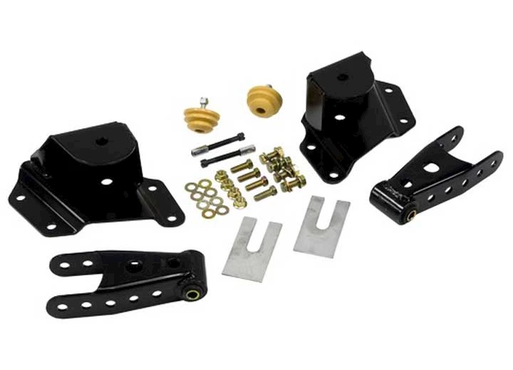 Belltech (KW Automotive) 99-06 gm/gmc 1500 std cab 4in shackle and hanger kit Main Image