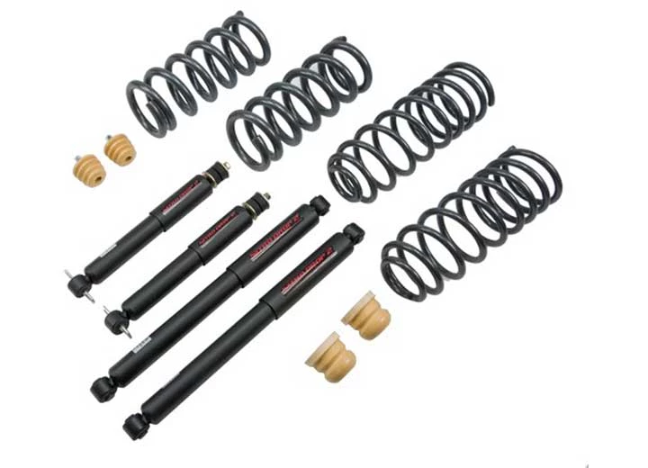 Belltech (KW Automotive) 09-17 dodge ram 1500 (quad cab) 2in f/4in r drop w/ nitro drop ii shocks  loweri Main Image