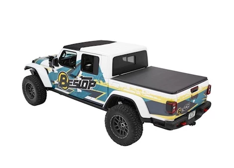 Bestop Inc. 20-c jeep gladiator for 5 ft. bed black twill ez-fold soft tri-fold tonneau cover Main Image