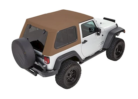 Bestop Trektop Pro Hybrid Slantback Soft Top for 2-Door Wrangler JK ...