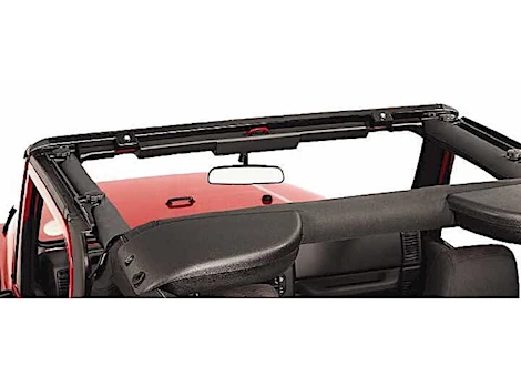 Bestop Windshield Channel for Header-Style Bikini Top on 97-06 Jeep Wrangler TJ