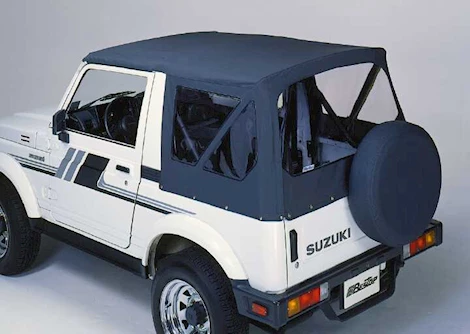 Bestop Inc. 86-94 suzuki samurai incl clear windows replace-a-top fabric soft top-black Main Image