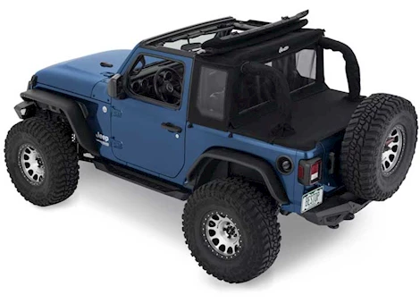 Bestop Halftop Soft Top for 2-Door Wrangler JL – Black Diamond Main Image