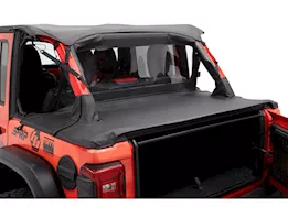 Bestop Cable-Style Bikini Top (Safari Length) for Jeep Wrangler JL Unlimited – Black Diamond