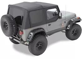 Bestop Inc. 97-02 jeep wrangler tj; door skins inc; tinted; replace-a-top; black