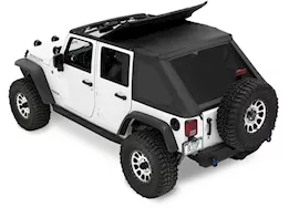 Bestop Inc. 07-18 jeep wrangler jk ascent top 4dr black (new style trektop nx)