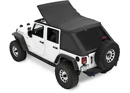 Bestop Inc. 07-18 jeep wrangler jk ascent top 4dr black (new style trektop nx)