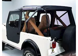 Bestop Tigertop Soft Top & Doors for 76-86 Jeep CJ-7 – Black Crush