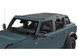 Bestop Access Bimini Sunshade for 4-Door Models – Black Mesh