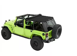 Bestop Inc. 07-18 wrangler jk 4dr (jeep trademark) trektop pro -black twill