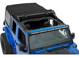 Bestop Inc. 18-c jeep wrangler jl 4dr supertop squareback soft top; black diamond