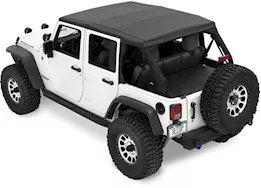 Bestop Inc. 07-18 jeep wrangler jk ascent top 4dr black (new style trektop nx)