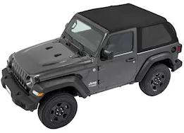 Bestop Trektop Slantback Soft Top for 2-Door Wrangler JL – Black Twill