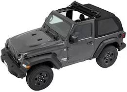 Bestop Trektop Slantback Soft Top for 2-Door Wrangler JL – Black Twill