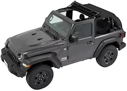 Bestop Trektop Slantback Soft Top for 2-Door Wrangler JL – Black Twill