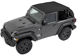 Bestop Trektop Slantback Soft Top for 2-Door Wrangler JL – Black Twill